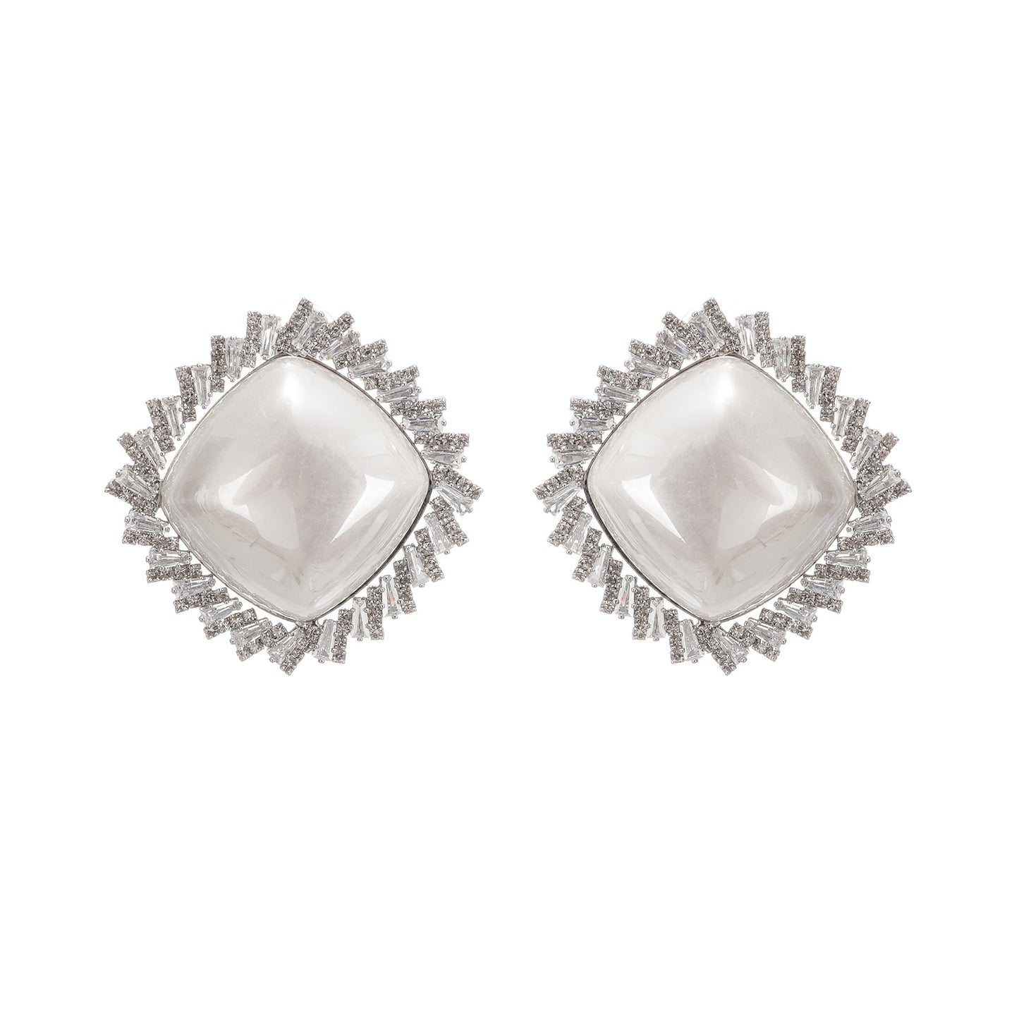 Marilyn crystal-embellished stud earring
