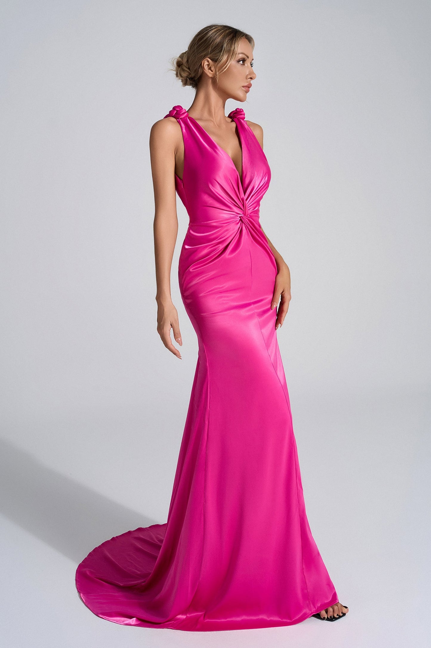 Rosy Pink Maxi Dress