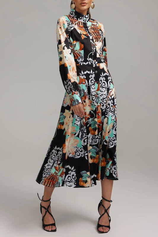 Mellies Printed Maxi Dress