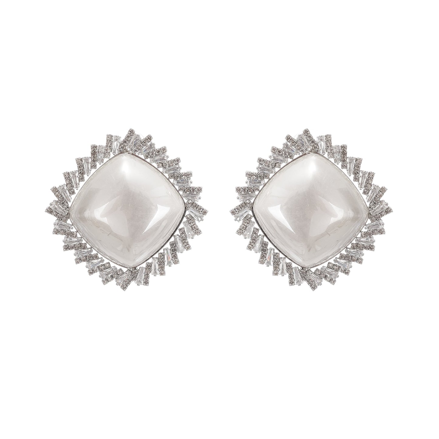 Marilyn crystal-embellished stud earring