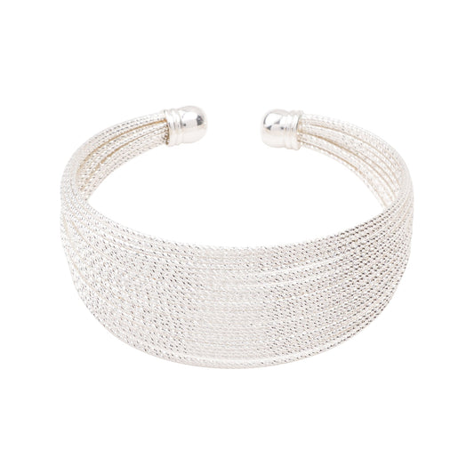 Angélique multi-band open-cuff bracelet