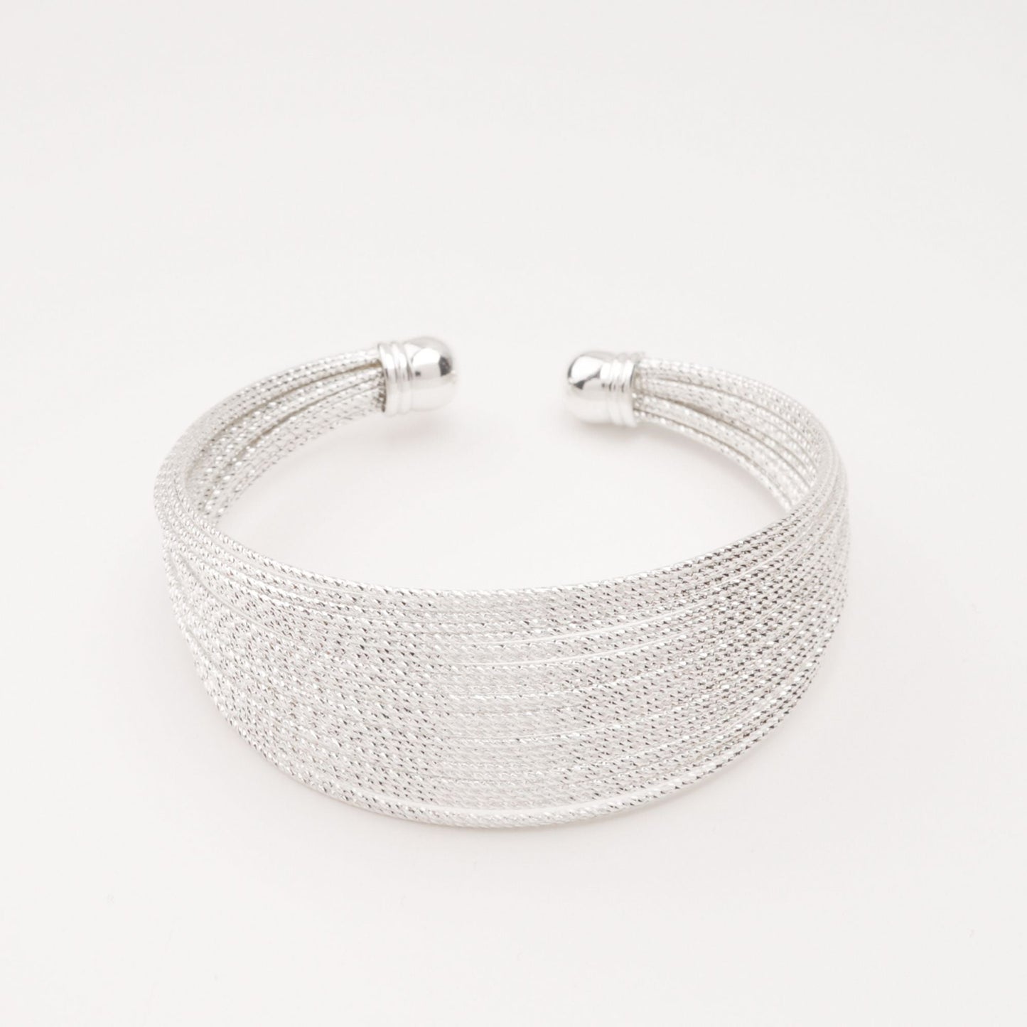 Angélique multi-band open-cuff bracelet