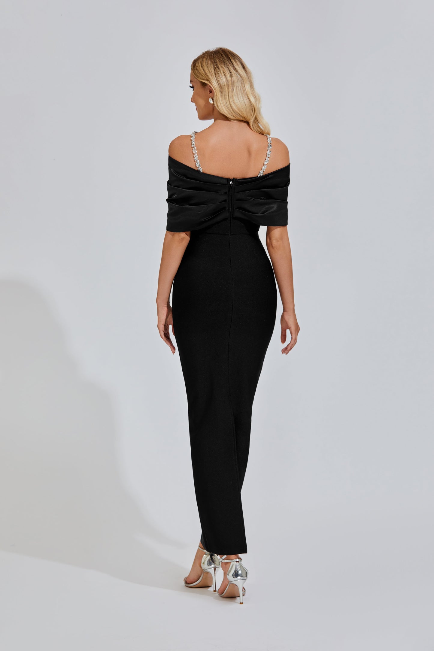 Khaleesi Black Diamond Maxi Dress