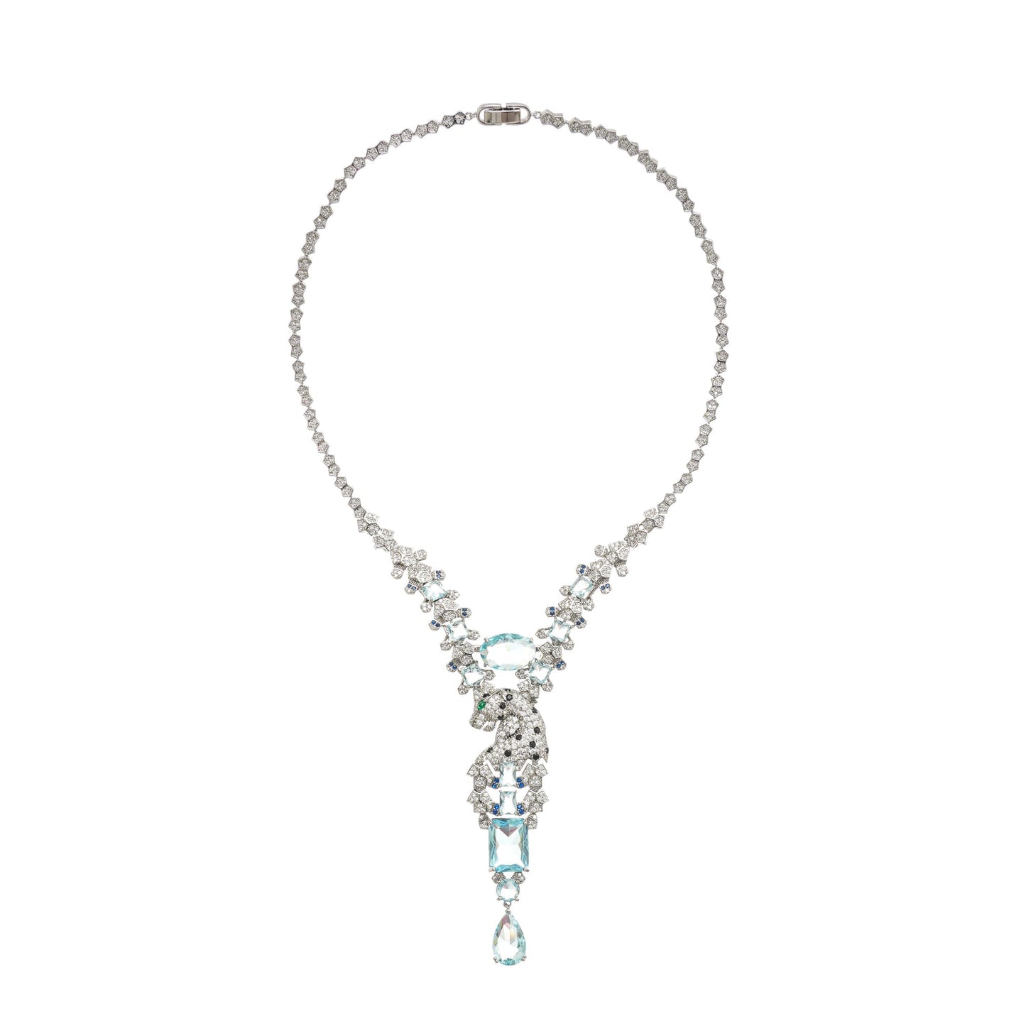 Odile crystal-embellished necklace