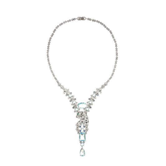 Odile crystal-embellished necklace