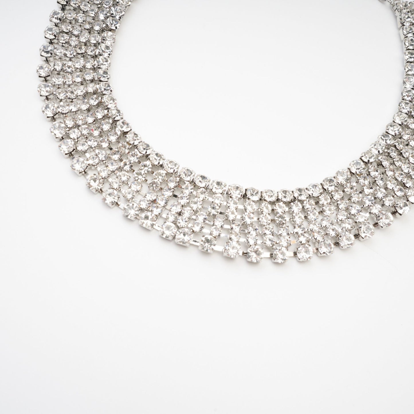 Thas crystal-embellished layered necklace